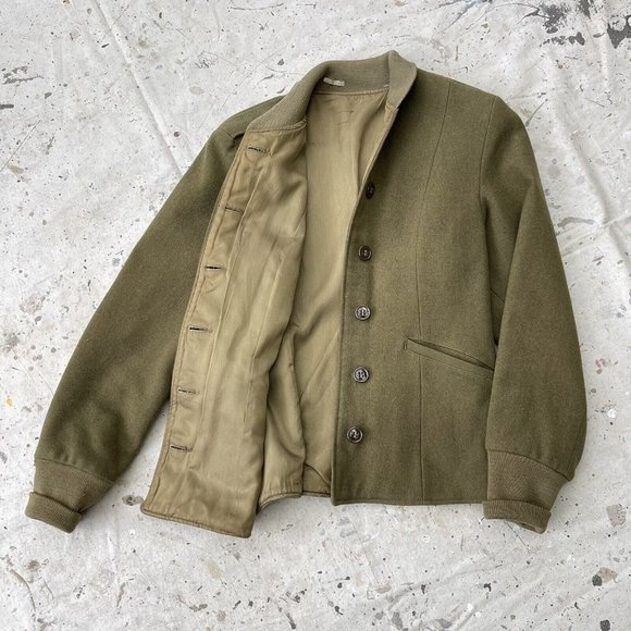 Vintage WW2 Women’s 1944 Wool Field Jacket Shawl Collar, Small/M - Picture 2 of 9